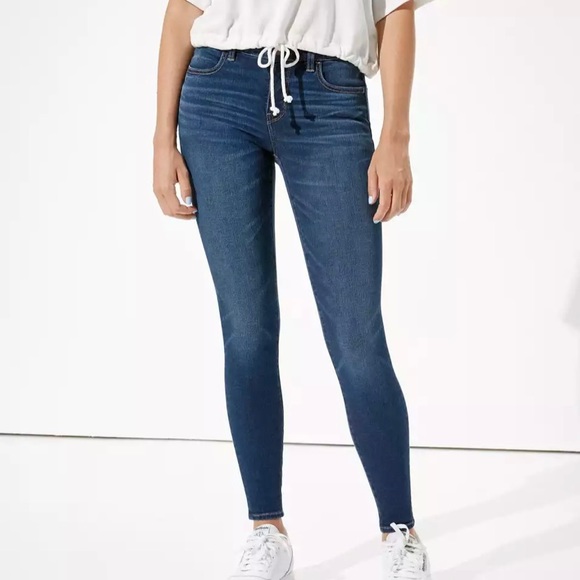 AE Dream Jean Super High Rise Jegging 6 x-short - Picture 1 of 11